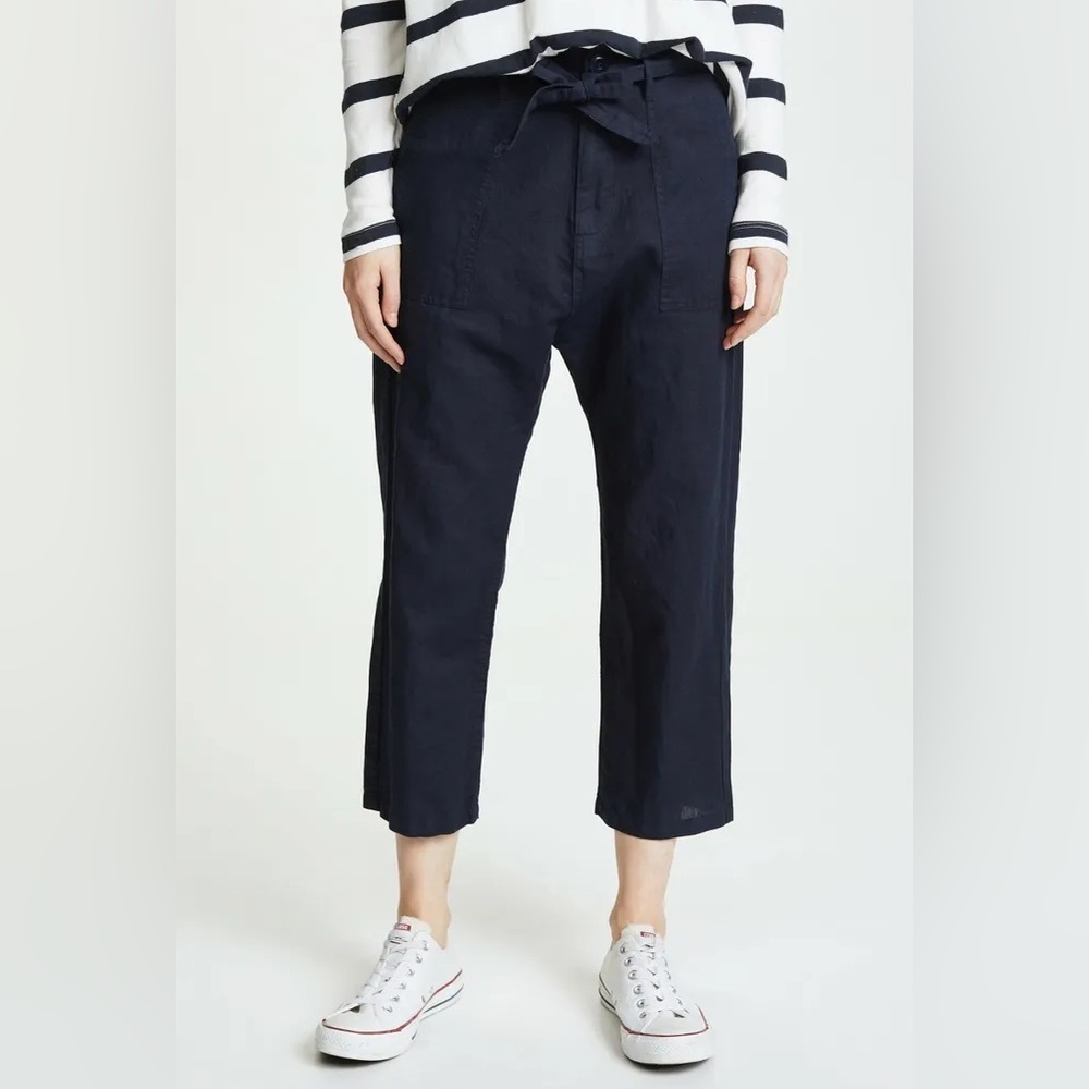 THE GREAT. Convertible Trouser in Navy